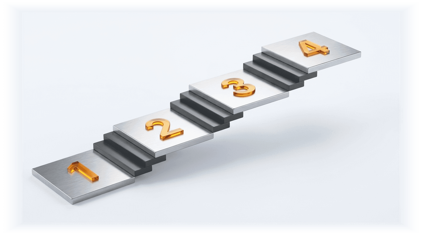 Service-as-a-Software Ascending Milestone Staircase